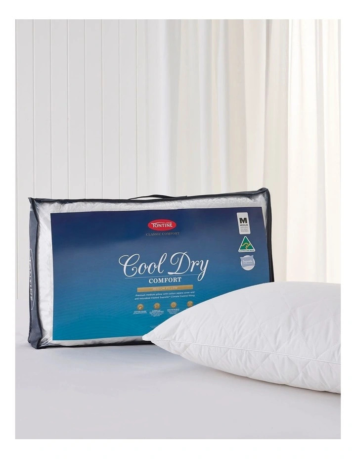 Classic Cool Dry Comfort Medium Density Pillow | Myer