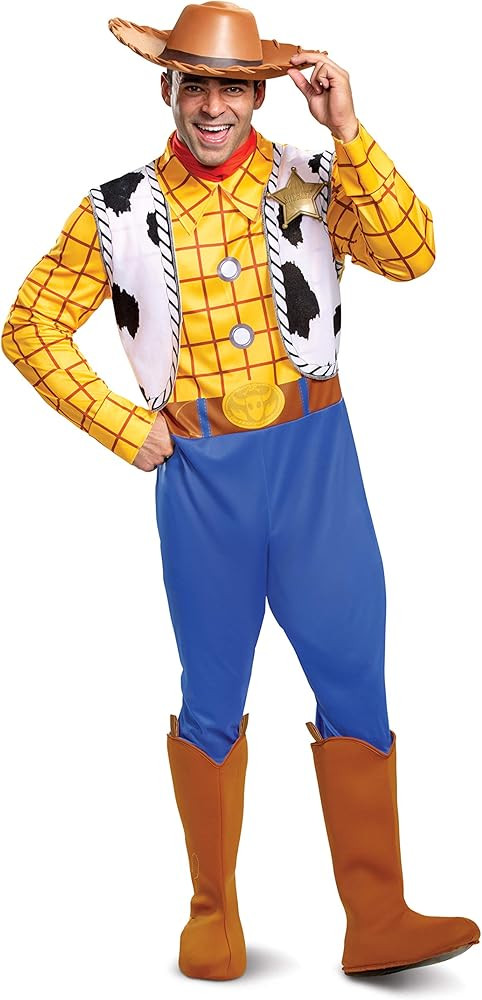 Disguise Mens Woody Costume, Official Toy Story Deluxe Costume | Amazon (US)