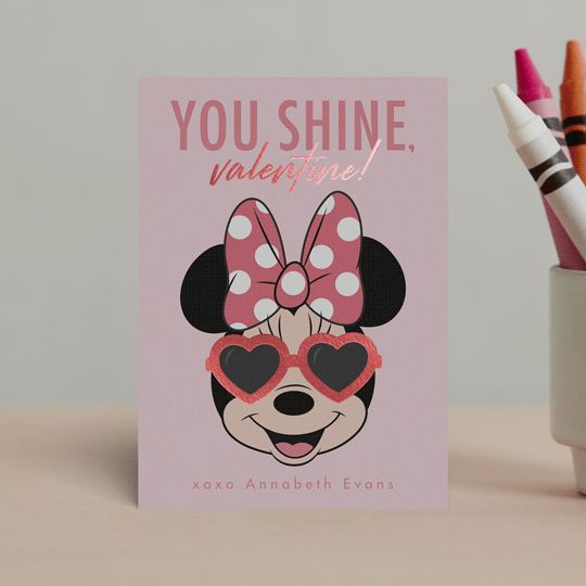 Shine Bright Disney Minnie | Minted