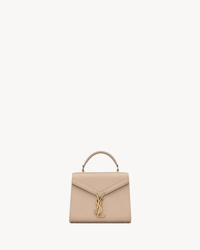 cassandra mini top handle bag in grain de poudre embossed leather | Saint Laurent Inc. (Global)