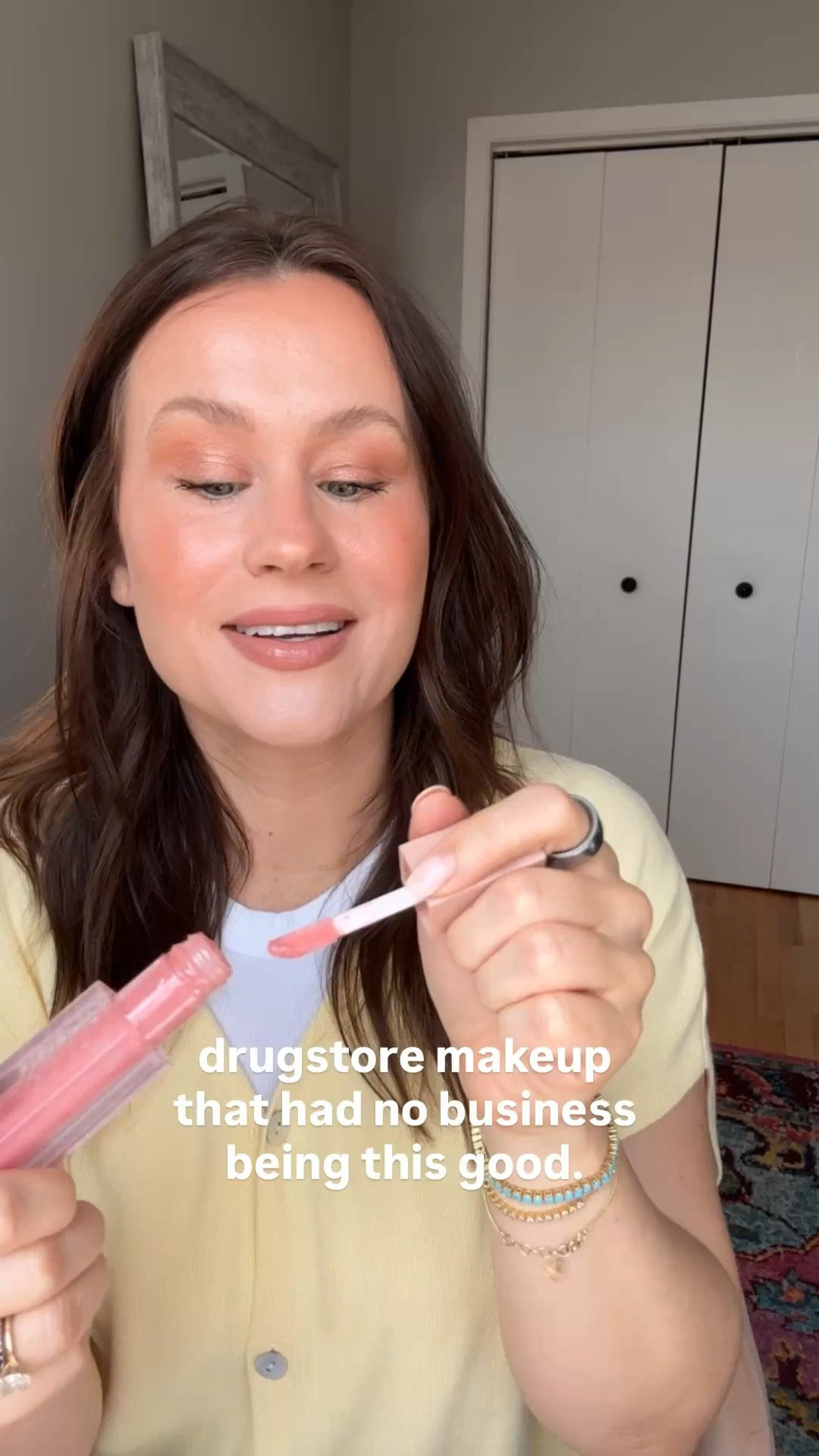 drugstore makeup that has NO business being this good… like why is it giving luxury for under $15?! 

this combo?? smooth, glowy, blurred, and actually lasts all day. i keep reaching for these over high-end 👀

✨ products used:
– maybelline skin tint
– l’oréal lumi bronzer in sun-kissed rose 
– covergirl skin enhancer bronzer in toasted butterscotch 
– mcobeauty setting powder
– l’oréal blur filler sticks in nude espresso and worth it medium 

save this for your next makeup run 

#drugstoremakeup #affordablebeauty #makeupfinds #makeuprecs #drugstoredupes

#LTKSaleAlert #LTKBeauty #LTKgrwm