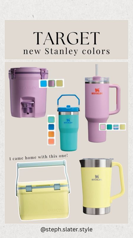 Target new summer Stanley colors! Perfect for vacation! 

#LTKSeasonal #LTKtravel