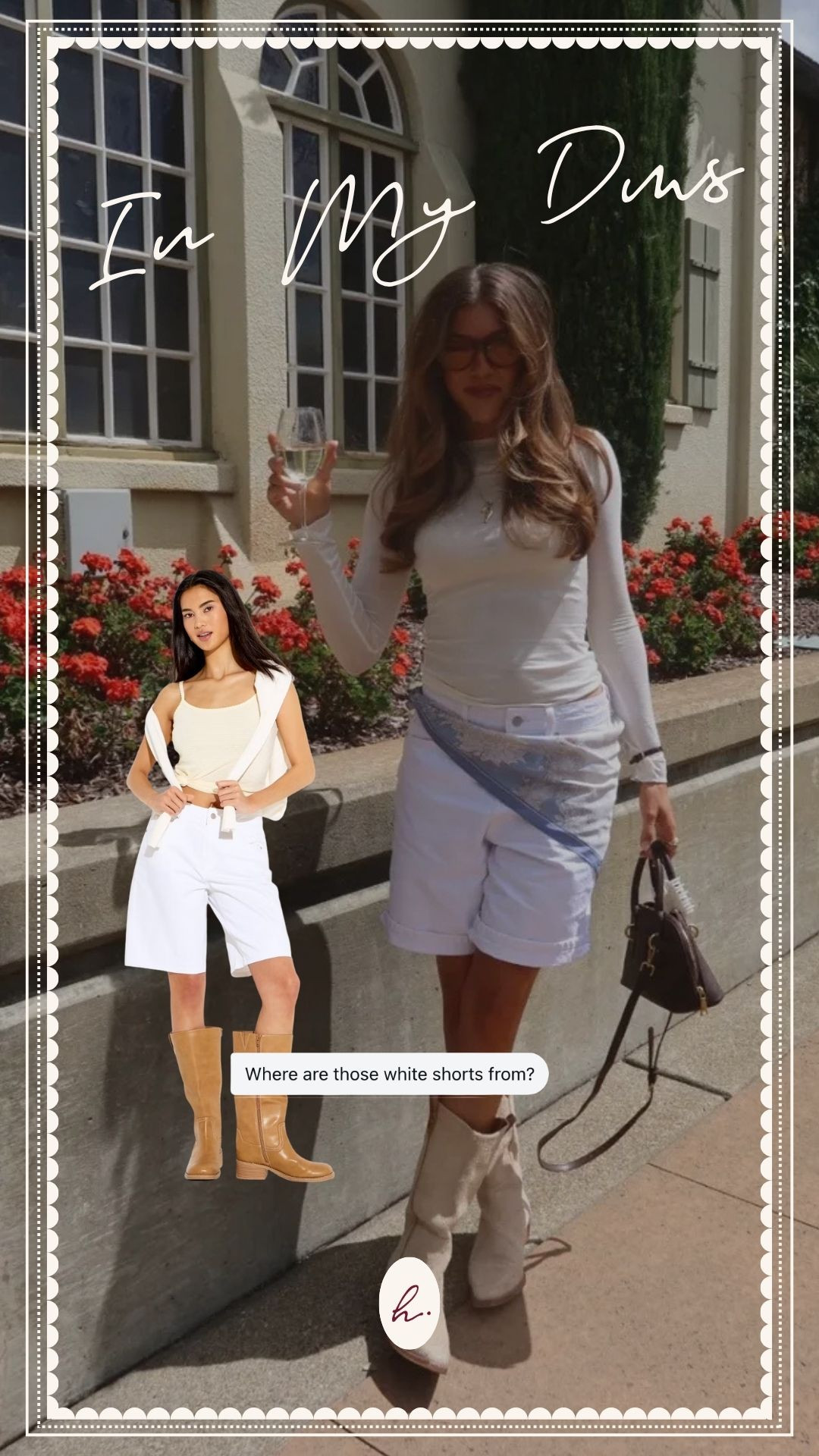 In My DMs! The perfect long denim shorts from Target!

#LTKootd