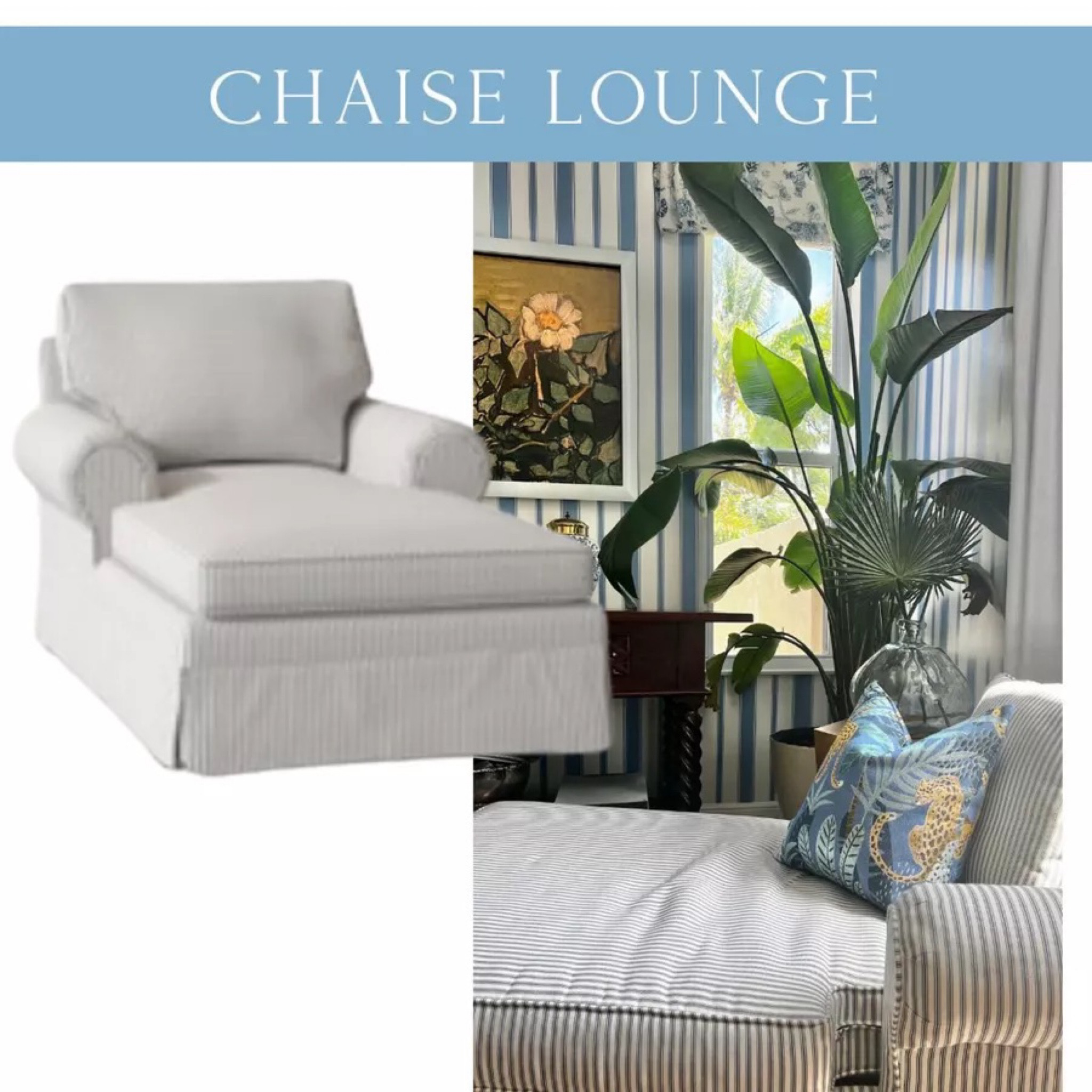 Chaise lounge, blue and white, coastal decor, home, living room

#LTKFind #LTKhome #LTKsalealert
