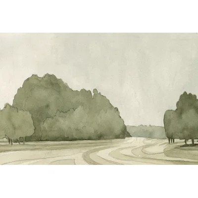 On Course I by Emma Caroline - Wrapped Canvas Painting | Wayfair North America