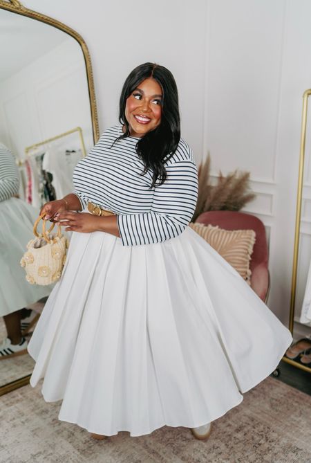 OOTD is giving Nautical vibes! Get the look below! 

Top XXL 
Skirt - linked something similar 

Plus Size Fashion, Pleated Skirt Outfit, Nautical inspired Outfit

#LTKfindsunder50 #LTKsalealert #LTKplussize
