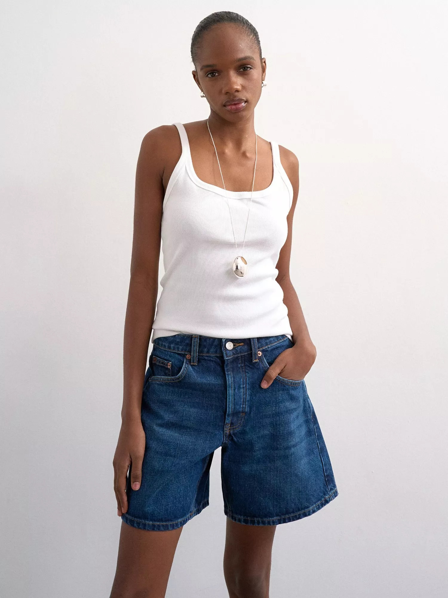 Topshop Wide Leg Denim Shorts | John Lewis (UK)