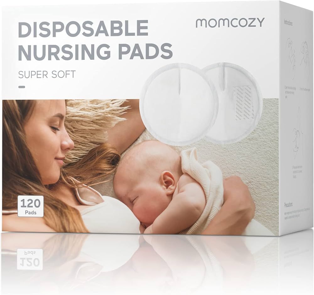 Momcozy Super Soft Nursing Pads Disposable, Fast Absorbent 120 Count Breast Pads for Breastfeedin... | Amazon (US)