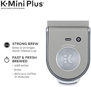 Keurig K-Mini Plus Coffee Maker, Single Serve K-Cup Pod Coffee Brewer, 6 to 12 oz. Brew Size, Sto... | Amazon (US)