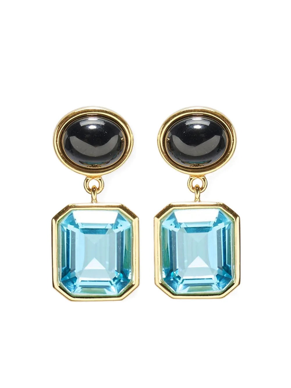 Lizzie Fortunato stone-embellished earrings - Gold | Farfetch Global