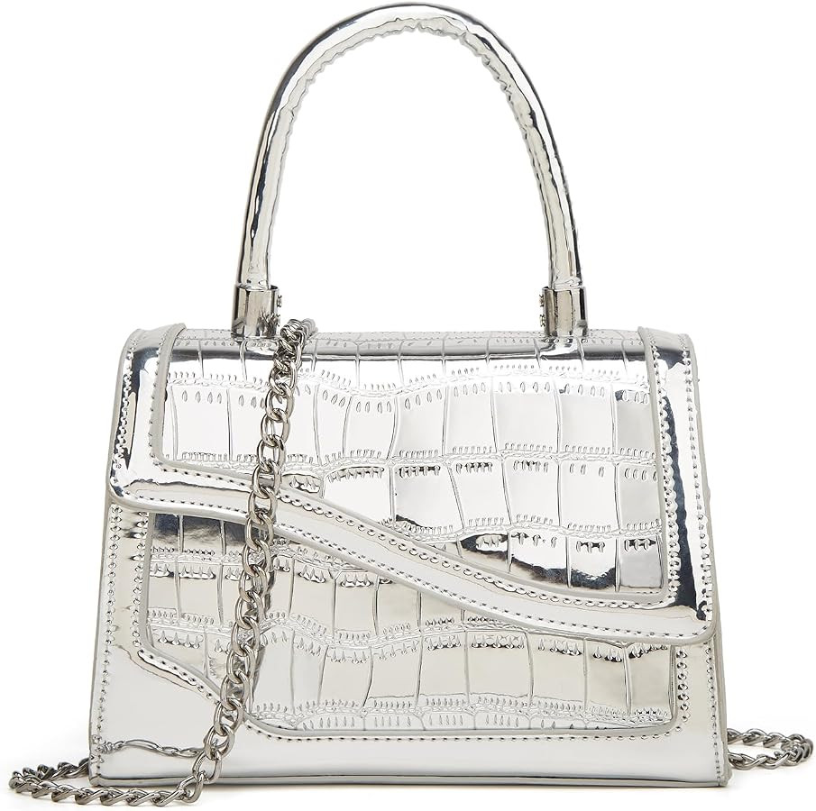 Crossbody Bags Silver Bag Y2K Evening Bags Tote Bag for Women Handbags for Women Hobo Bags Should... | Amazon (US)