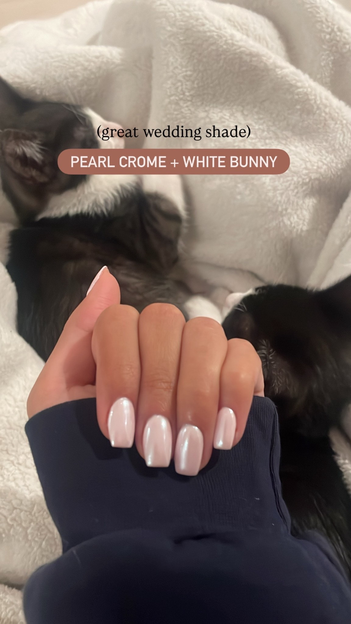 This. Nail. Color. 😍 it reminds me of Funny Bunny by OPI! In this photo I used DND White Bunny and my nail girl topped it with some pearl chrome! 



•••

Small gifts stocking stuffers nail colors white nails white nail polish nail polish gift white chrome nails chrome nails pearl nails white pearl nails stocking stuffers ideas gifts for her christmas gifts gift ideas for her girls gifts gifts for girls small gifts Amazon finds 

#LTKBeauty