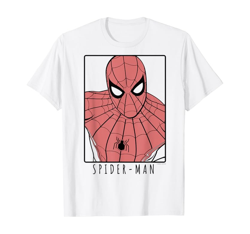 Marvel Spider-Man Far From Home Ornate Simple Poster T-Shirt | Amazon (US)