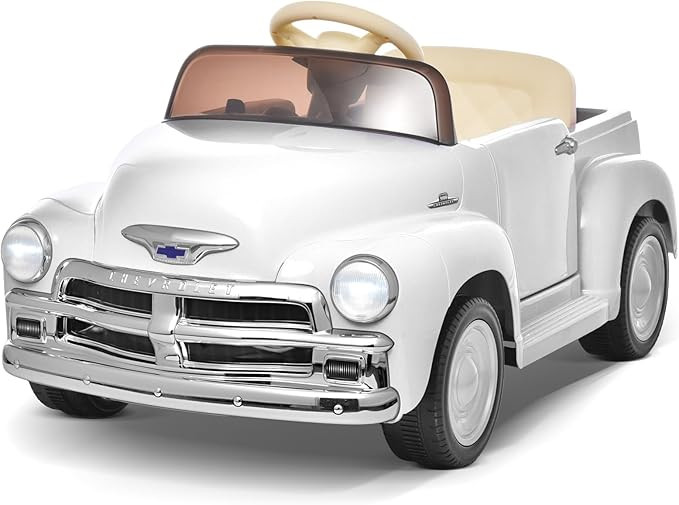 Joywhale 12V Kids Ride on Car Licensed Chevrolet 3100 Pickup Battery Powered Motorized Electric C... | Amazon (US)