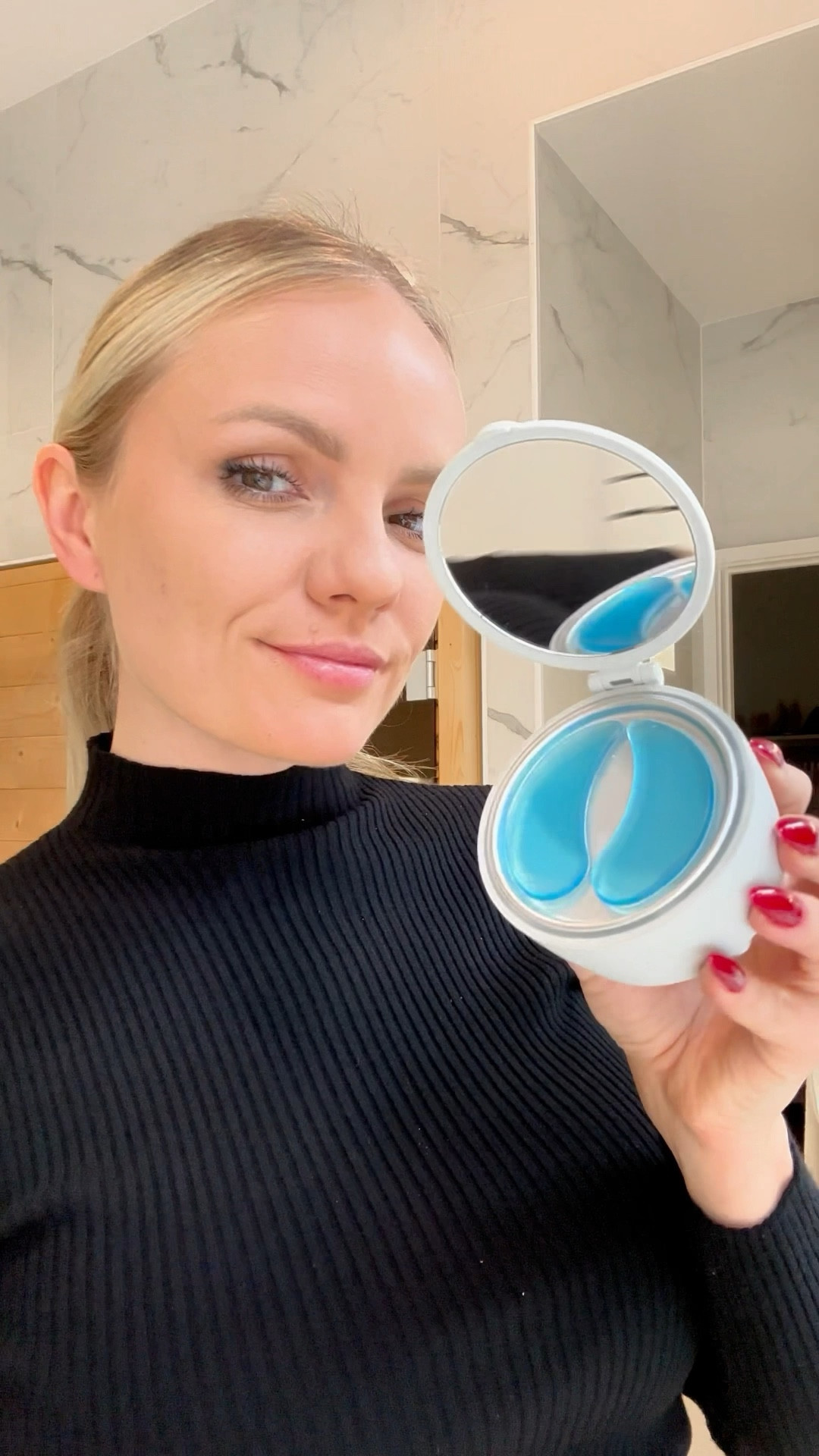 I love my new Cool Beanz reusable gel eye patches by Conair. They help to reduce dark circles and puffiness under eyes, and revive tired-looking eyes. I incorporate them to my daily routine- simply cool them in their cooling container for 5 minutes and apply them under the eyes. I was surprised to see how it changed my tired-looking eyes! Their convenient storage in a container with a mirror makes them perfect for travel.

#LTKbeauty