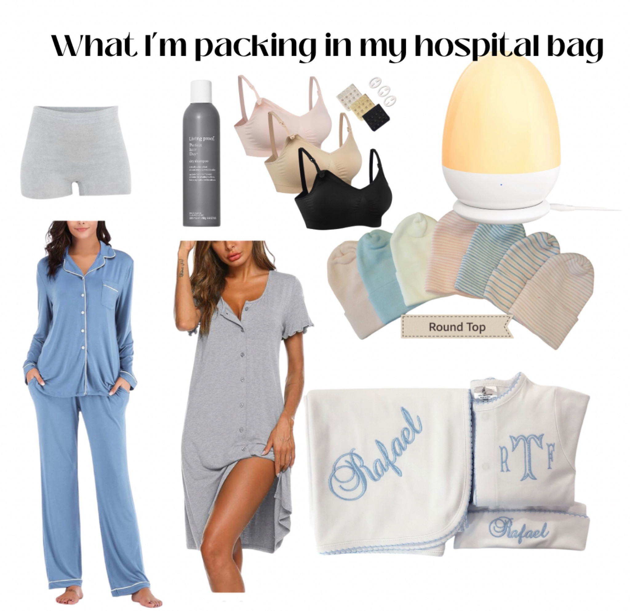 Hospital Bag for baby Theo 
Baby boy hospital bag 
Postpartum musts 
Going home outfits 
Breastfeeding light 

#LTKfamily #LTKbump #LTKbaby