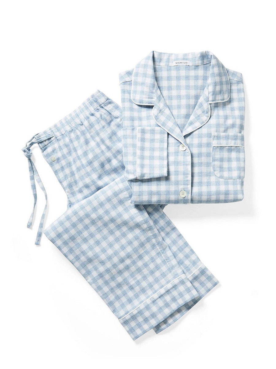 Belvedere Flannel Pajamas | Serena and Lily