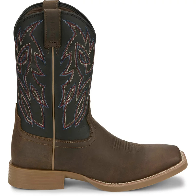 Justin Boots Justin Men's Stampede Blazer Boots Brown, 9.5 - Men's Ropers at Academy Sports | Academy Sports + Outdoors