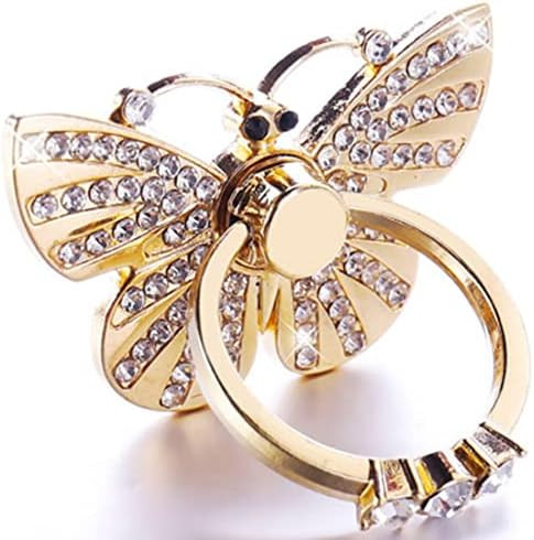 Amazon.com: Cell Phone Ring Holder Stand with Crystal Finger Kickstand Back Stand Hand Grip with ... | Amazon (US)