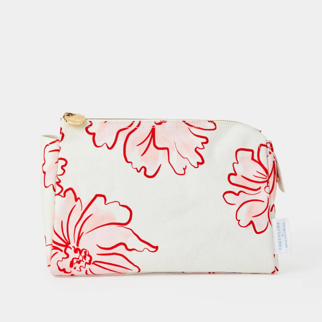 The Medium Canvas Pouch x Cartolina | Neely & Chloe