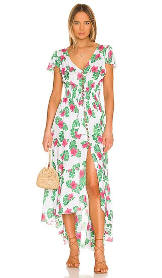 New Moon Maxi Dress in Tahitian Hibiscus | Revolve Clothing (Global)