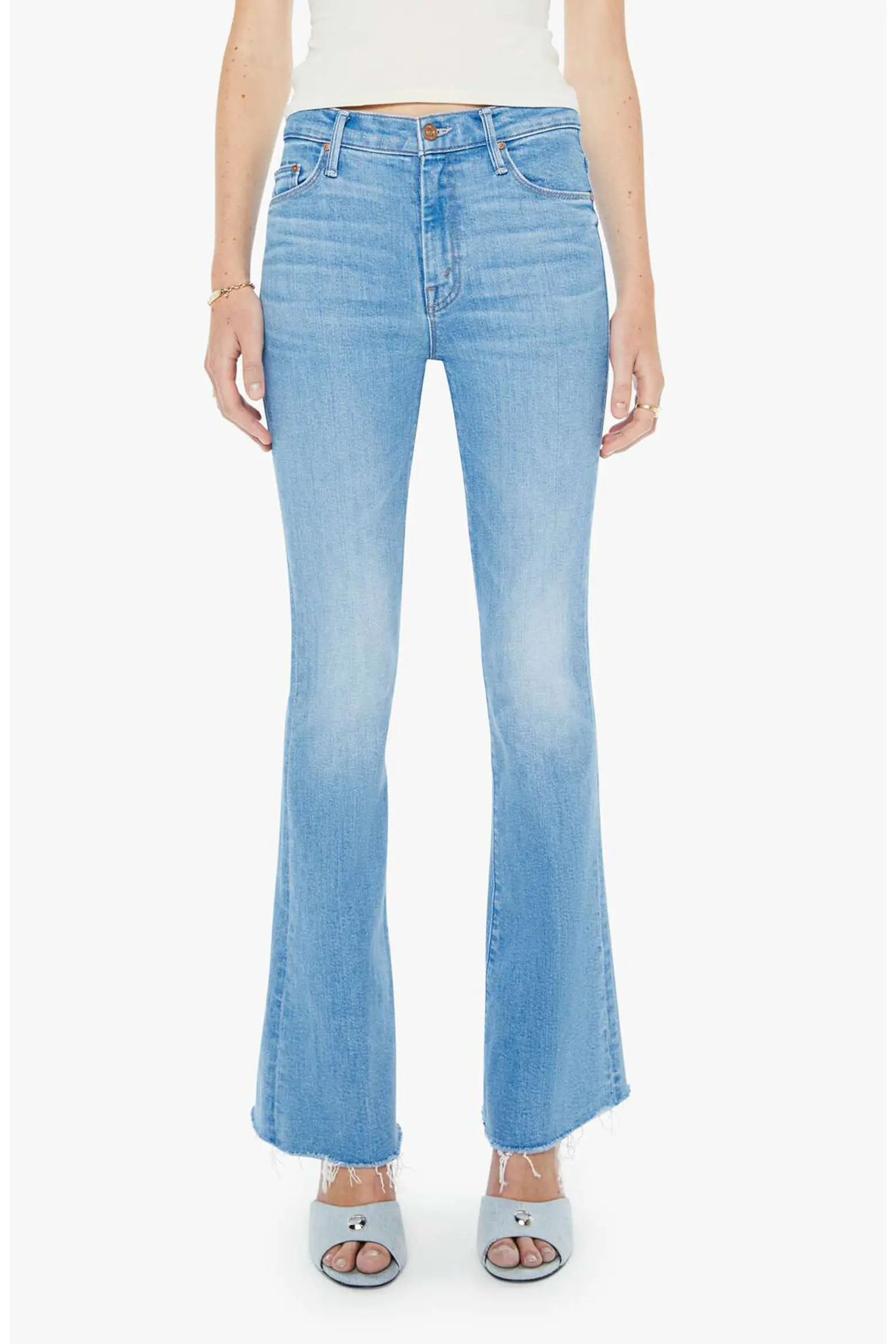 Fray Hem Flare Jeans (Women) | Nordstrom | Nordstrom