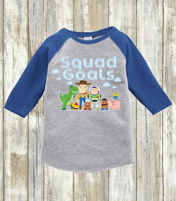 Kid's Toy Story Shirt | Squad Goals | Youth Toddler Raglan | Youth & Toddler Regular Tee | Etsy (US)