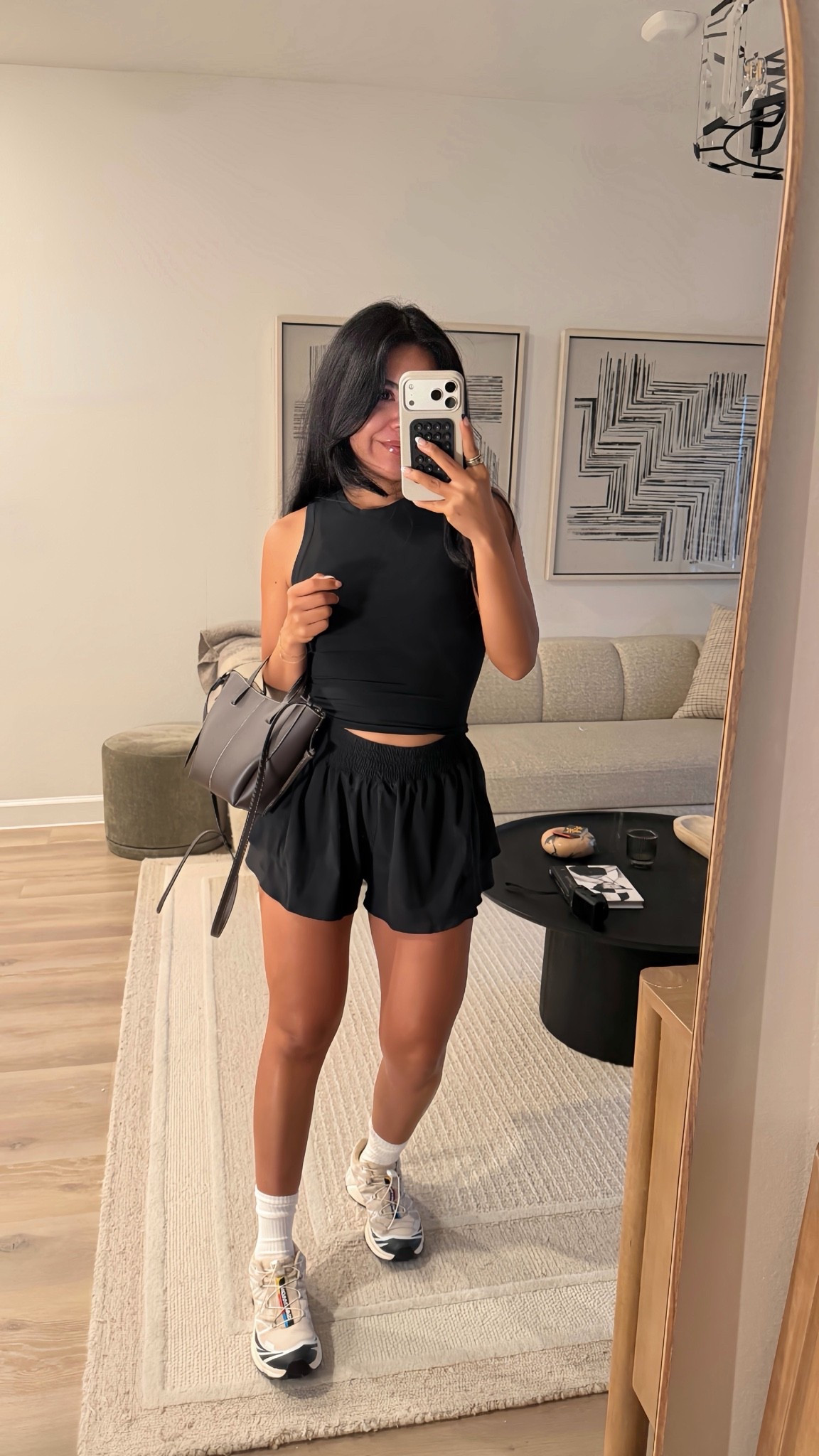 Wednesday fit! Size small top + medium shorts