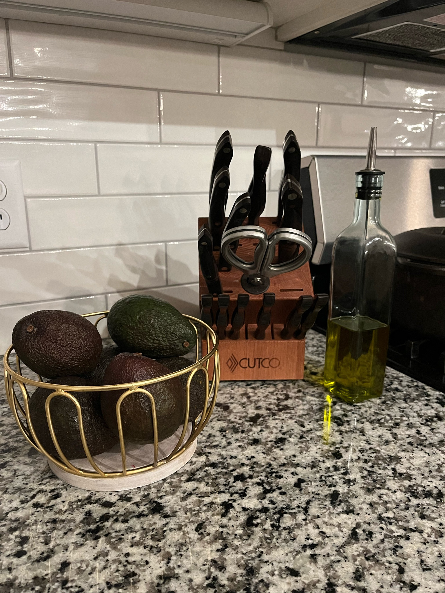 Little kitchen snapshot 💕 I love having a basket of fresh fruit or avocados - it’s practical and cute! And this olive oil dispenser is so affordable and so useful. I tagged a few of my favorite olive oils for you to try. Don’t forget to become a World Market member to save on pickup orders or get free shipping!

#LTKHome