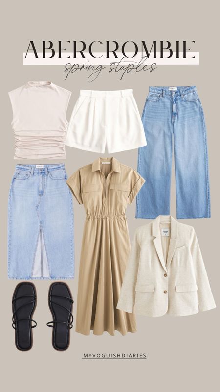 Abercrombie Spring Staples 😍
abercrombie new arrivals, spring fashion finds, spring staples, spring outfit, spring denim, spring outfit essentials 

#LTKSeasonal #LTKstyletip