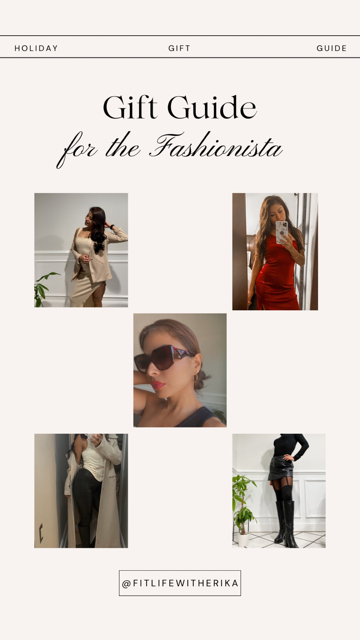 Gift guide for the Fashionista…


#LTKGiftGuide #LTKHoliday #LTKstyletip