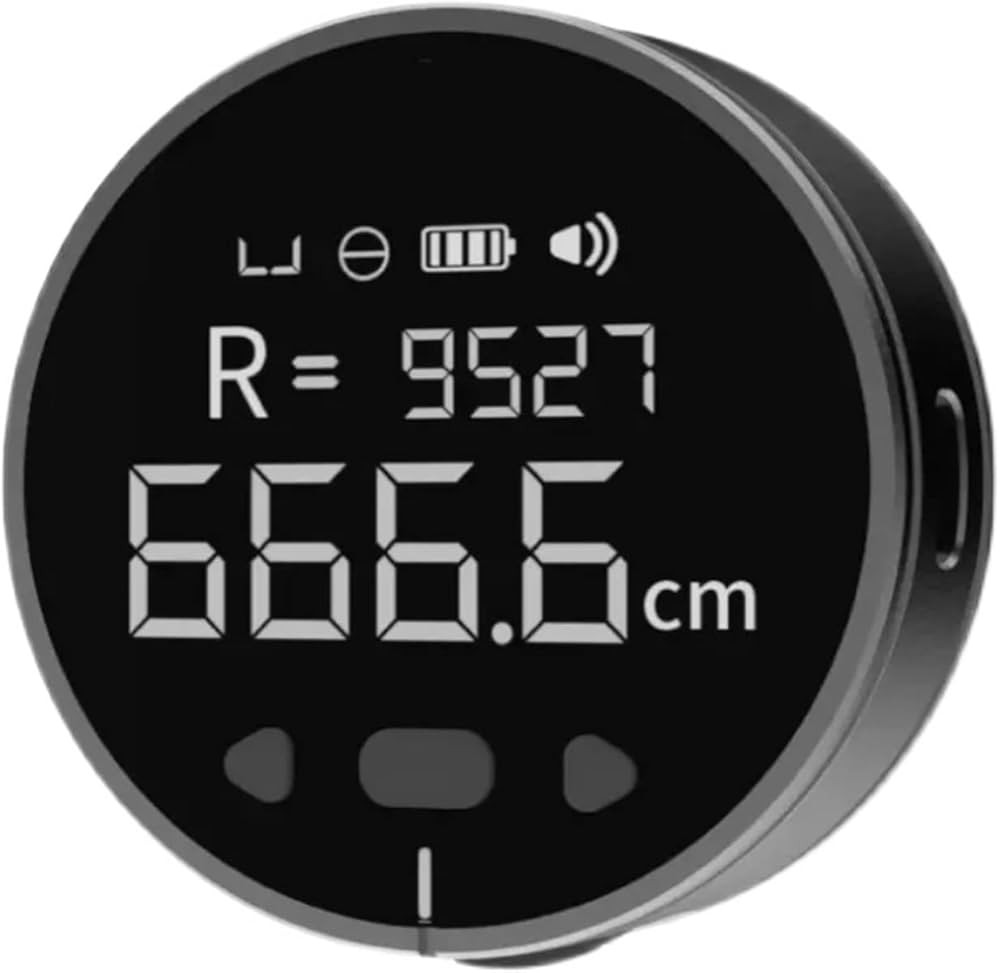 Digital Tape Measure Rechargeable Small Smart Long Distance Rolling Measuring Tool for Flat Curve... | Amazon (US)