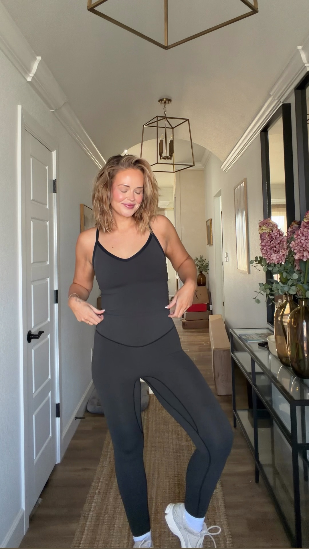 workout fit of the day! 24 weeks pregnant. Love these sets because of the stretch they work for everyday, pregnancy and postpartum! I sized up to a L which is a little big on me now, but hoping to wear this through the end of my pregnancy. 

#LTKfitnessgoals #LTKdayinmylife #LTKgrwm