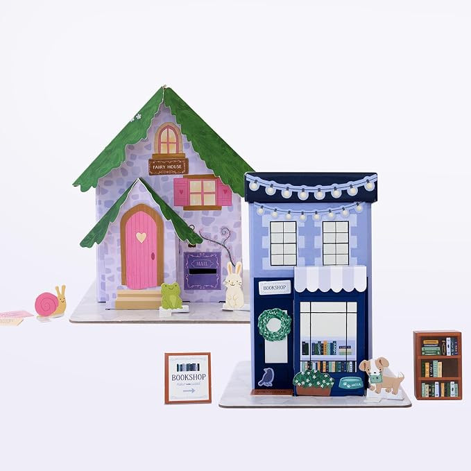 Make It Cute Tiny Bookshop and Fairy House Craft Kits for Kids | Amazon (US)