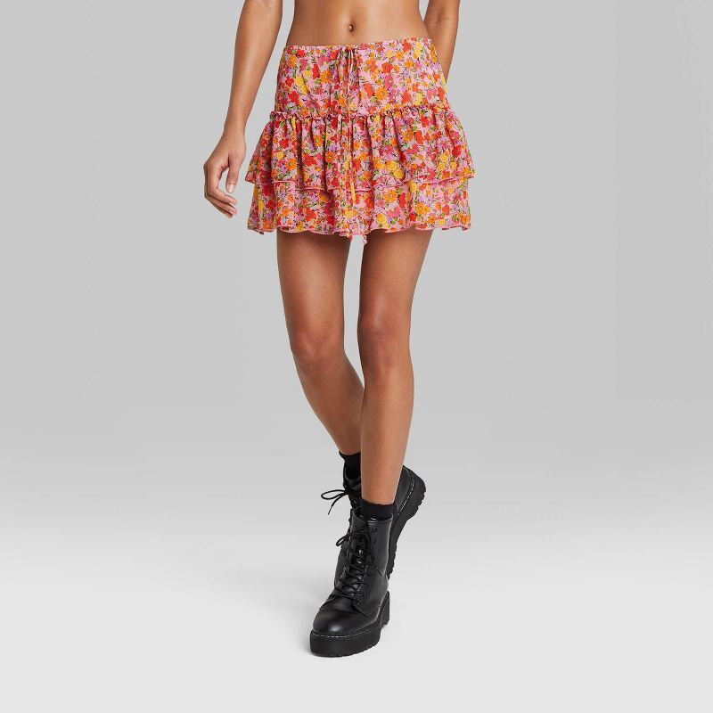 Women's Tiered Mini Skirt - Wild Fable™ | Target