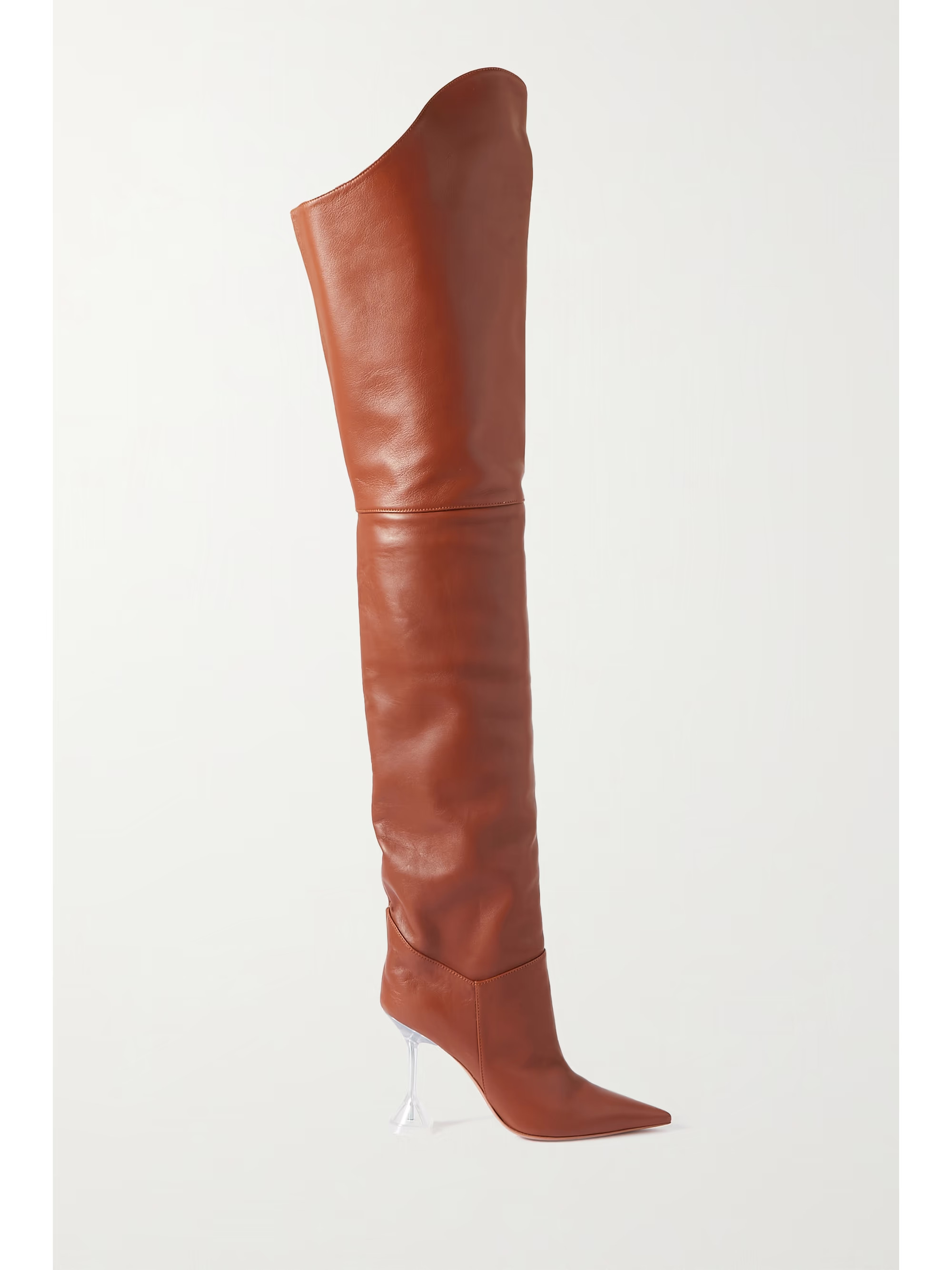 AMINA MUADDIIman leather thigh boots | NET-A-PORTER (US)