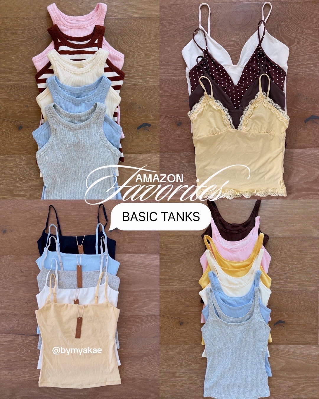 amazon basic tanks you’ll wear on repeat 🤍
(better than expected) 

 #LTKgrwm #LTKootd #LTKSaleAlert