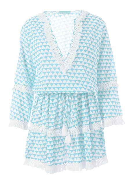 Melissa Odabash Claudia Coverup Mini Dress | Neiman Marcus