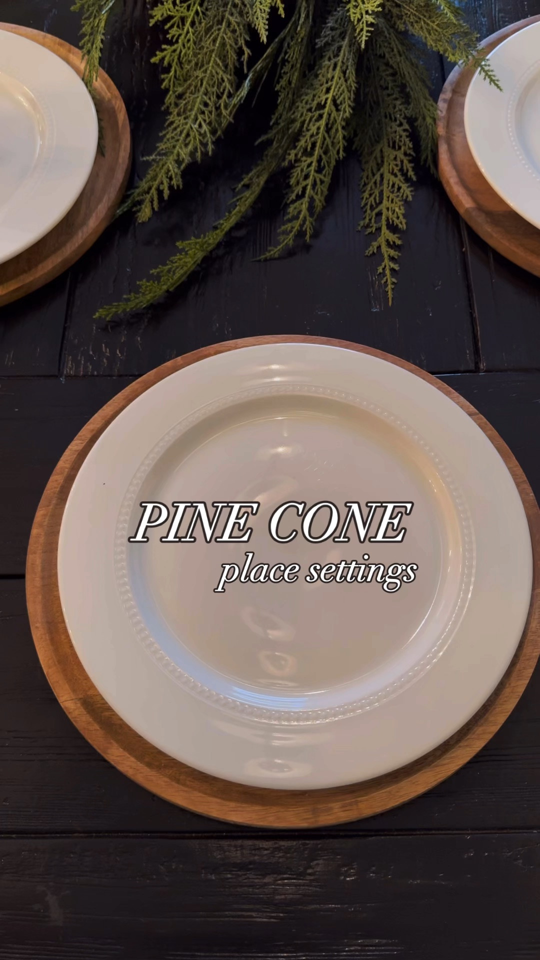 Affordable place settings made easy with these beautiful gold framed cards and pinecones! 

#LTKStyleTip #LTKVideo #LTKHoliday