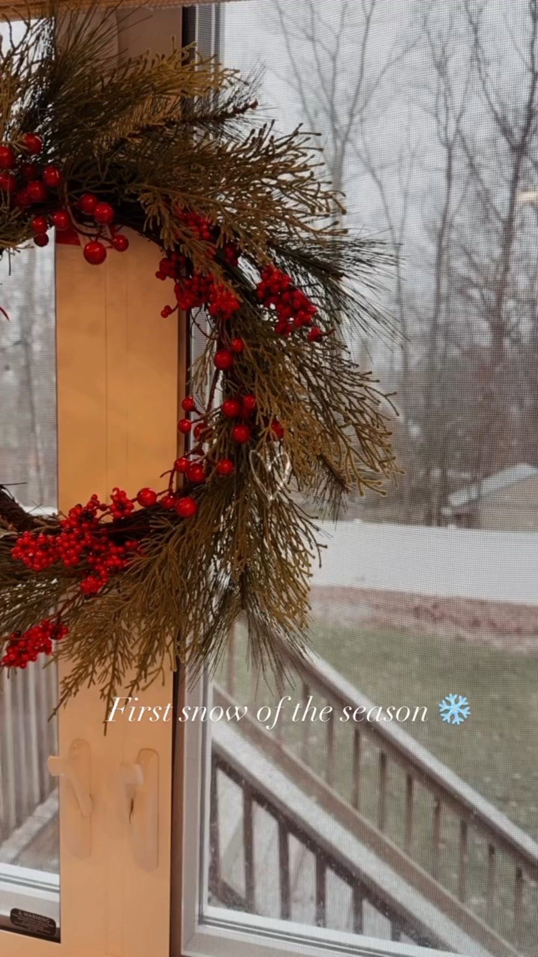 First snow of the season ❄️

#LTKHoliday #LTKHome #LTKFindsUnder50