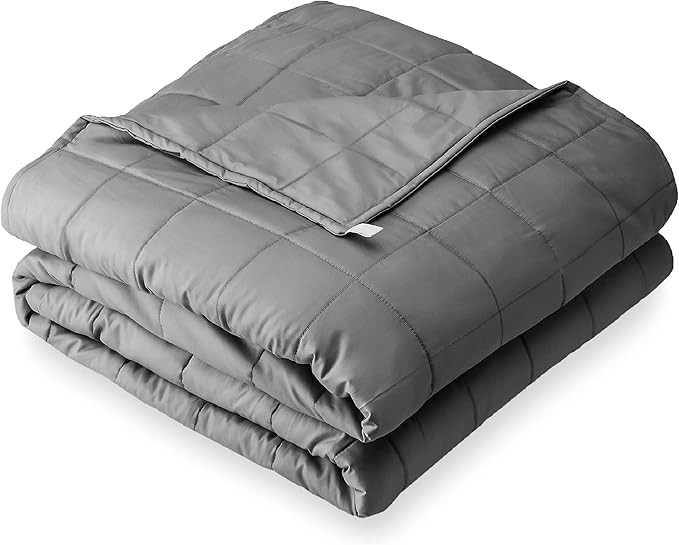Bare Home Weighted Blanket King Size 25lb (80" x 87") for Adults - All-Natural 100% Cotton - Prem... | Amazon (US)