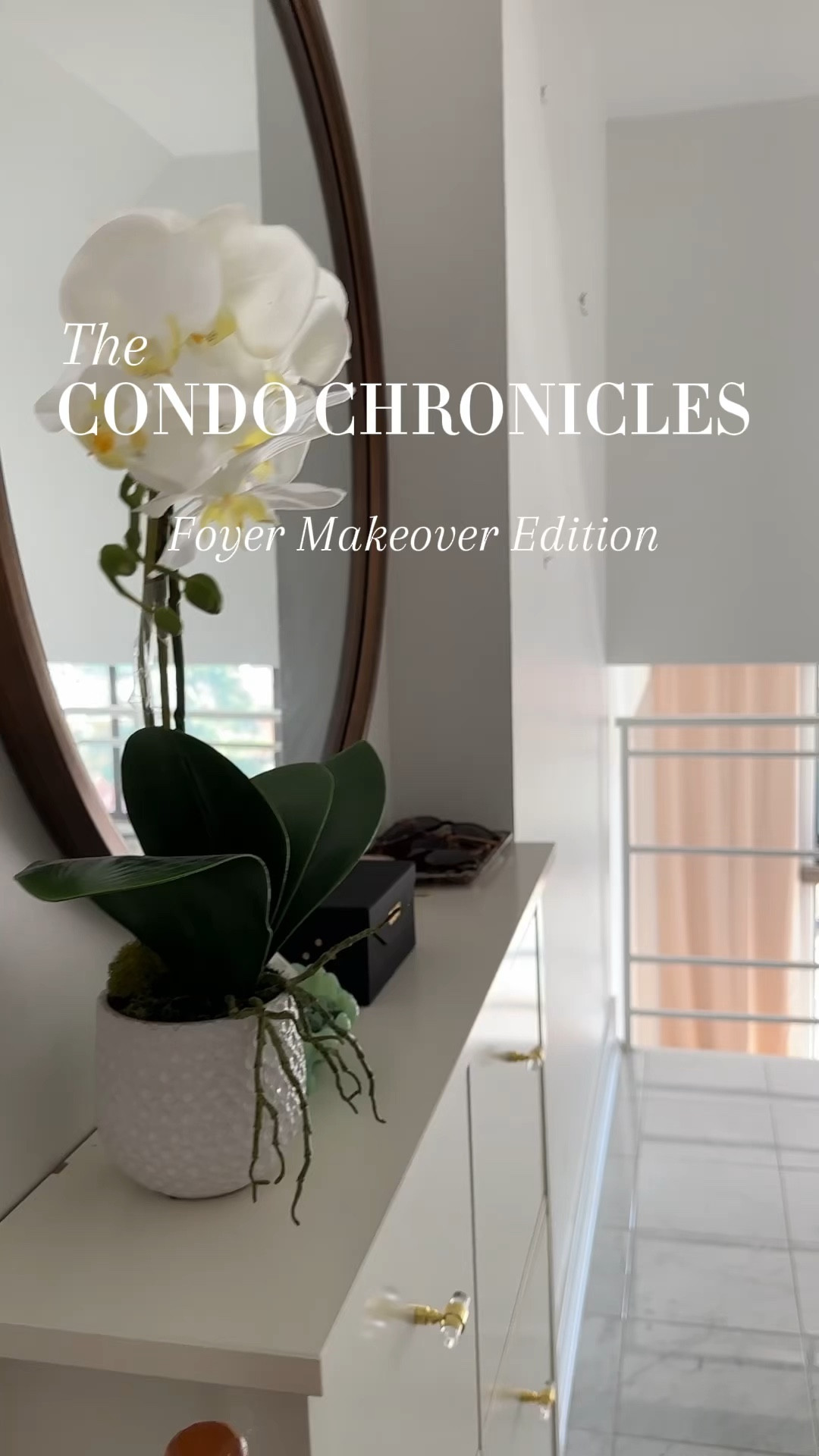 This foyer makeover project is the first room I decided to tackle as part of turning my 1970s condo into a modern home and is Lola 🐱 approved.

#LTKStyleTip #LTKHome