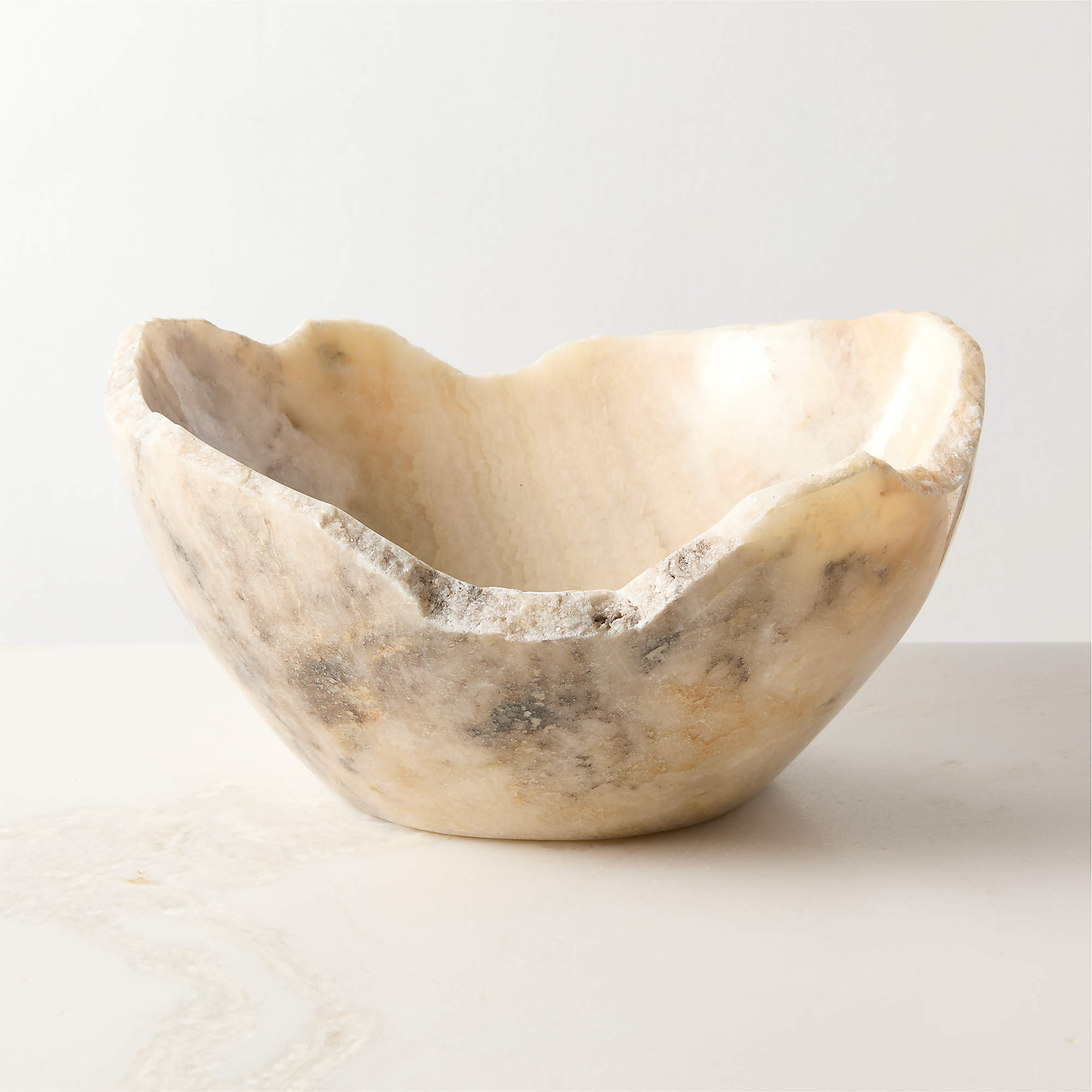 Onyx Raw Edge Stone Bowl + Reviews | CB2 | CB2