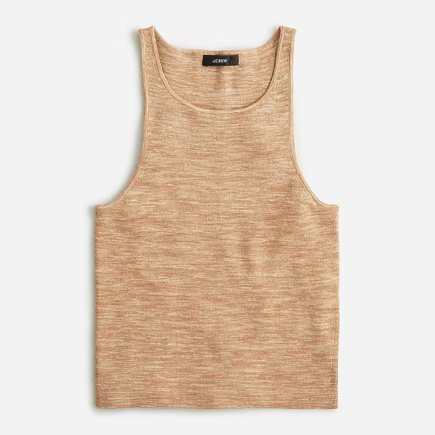 Space-dyed racerback sweater-tank | J.Crew US