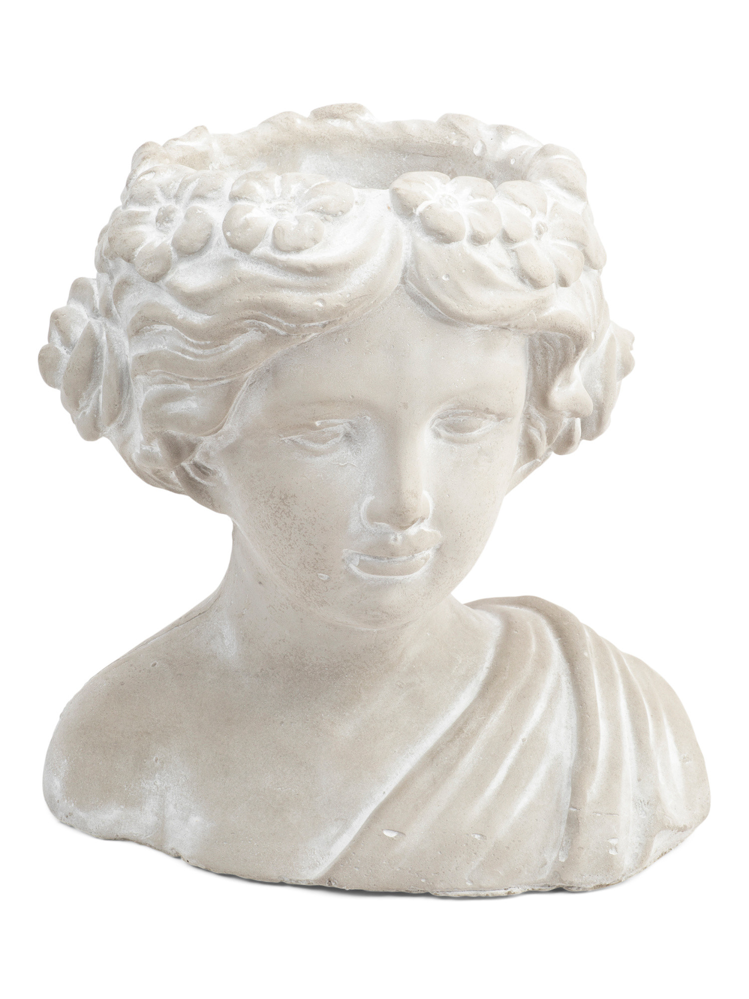 10in Distressed Head Planter Decor | TJ Maxx