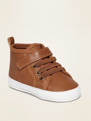 Faux-Leather High-Top Sneakers for Baby | Old Navy (US)
