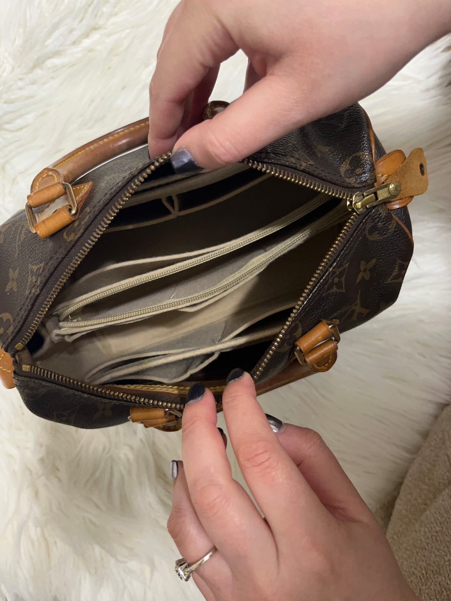 Keep your bag shaped and organized with this insert! The middle insert is removable for extra customization! Many sizes and colors available.

#LTKTravel #LTKgrwm #LTKootd