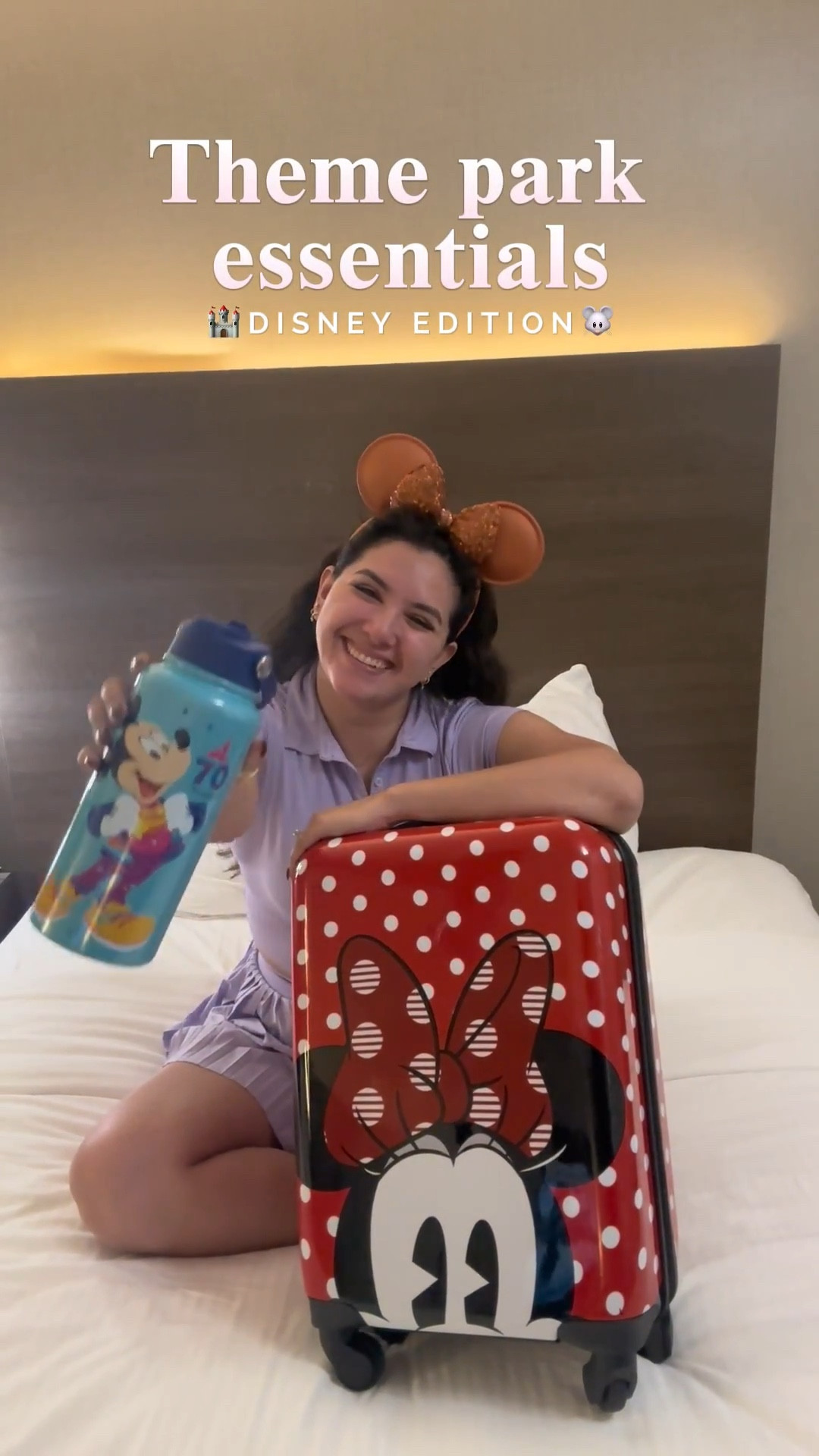 ✨ Disney Day travel Must-Haves while on vacation you need in your life!

🧳Started by packing with  my Minnie Mouse luggage all the park essentials like my my Disney tumbler, phone chargers, MagicBand+, Minnie ears, and of course hand sanitizer 🫶 

Just some of the travel core essentials any Disney girl needs. It brings a touch of magic to your Disney trip. 🌟

👉 Linking all my must-haves so you’re ready for your next Disney adventure!

Disney theme park travel Essentials, theme park packing,  Disney style, travel, Disney suitcase, Angie’s magical style 

#LTKTravel #LTKTall