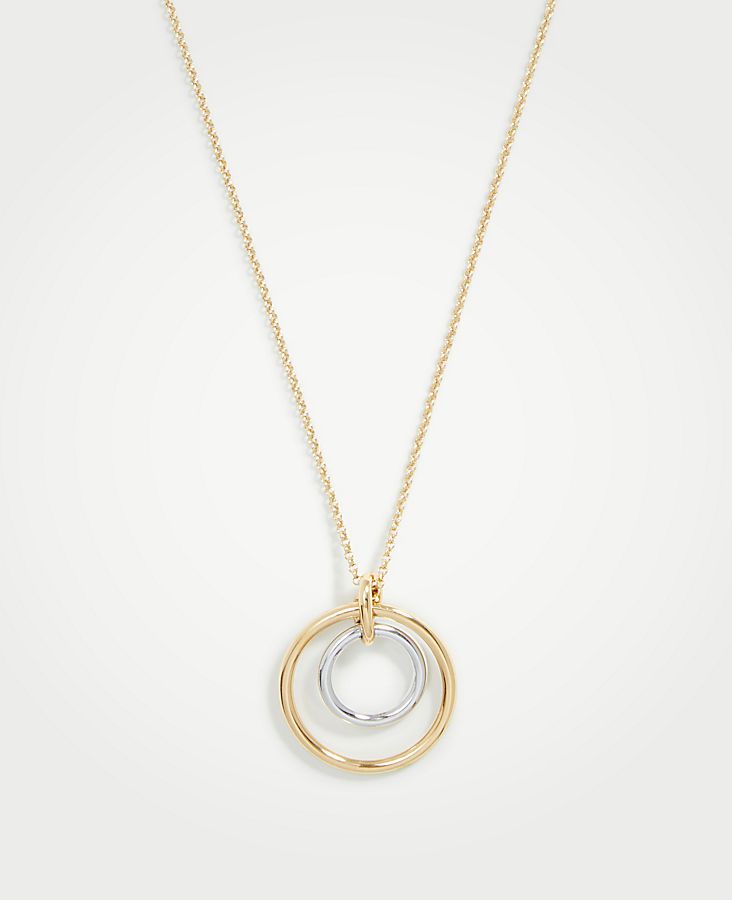 Twisted Knot Pendant Necklace | Ann Taylor (US)