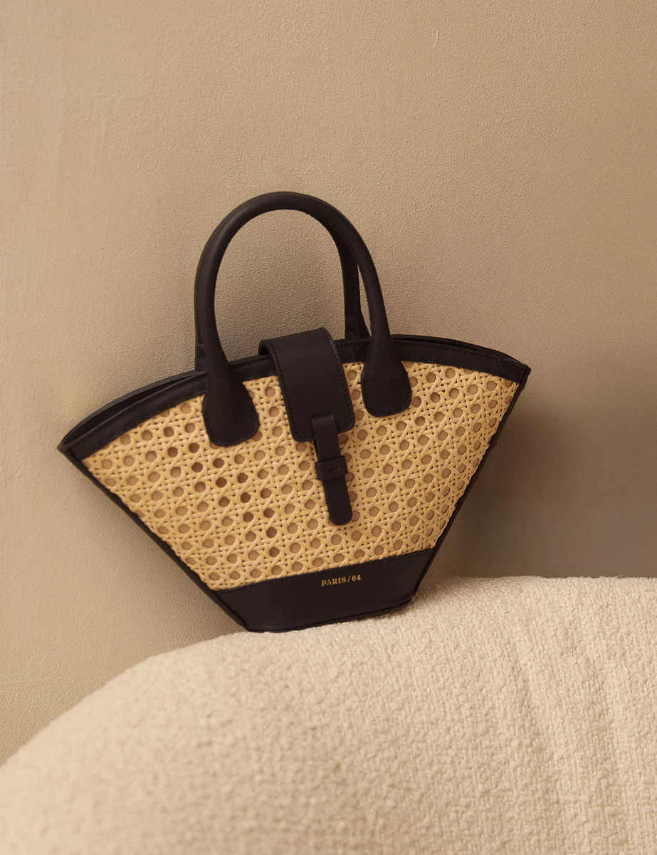 Mini Lumière Ratán & Black Bag by PARIS/64 | PARIS/64